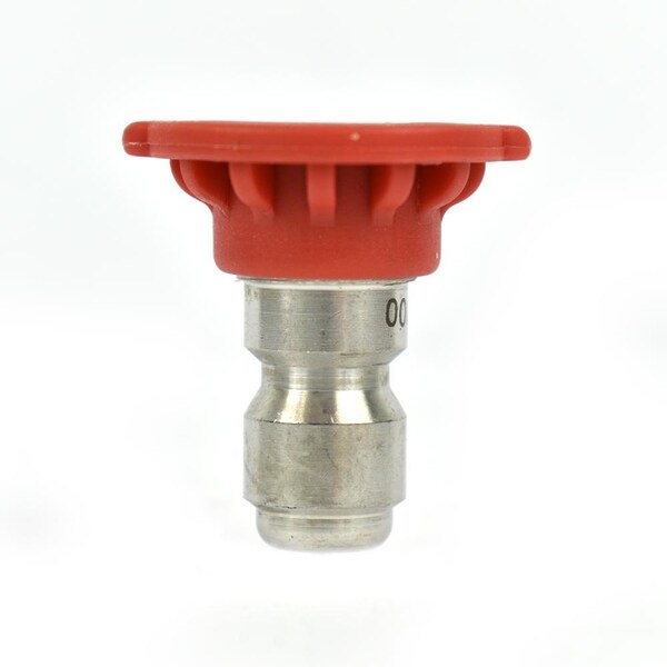 Interstate Pneumatics Pressure Washer 1/4 Inch Quick Connect High Pressure Spray Nozzle Tip - Red PW7104-DR - main